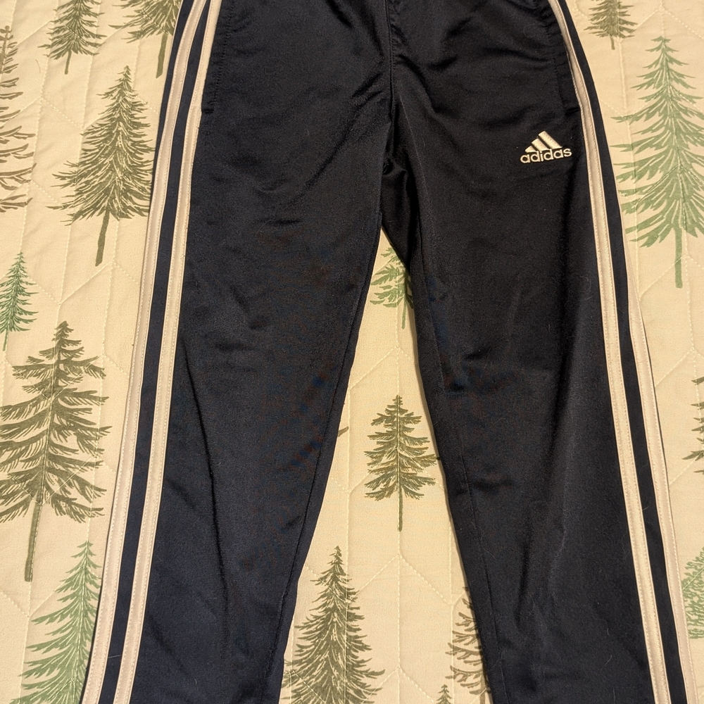 Adidas Joggers with White Side Stripes
